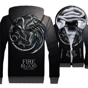Fire and Blood Hoody